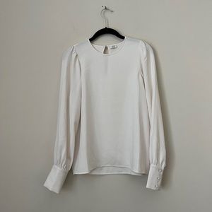 NWOT Aritzia Wilfred Ivory Blouse